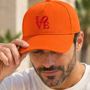 Cappellino Ricamato Unisex Da Baseball Regolabile – Design Scritta Love