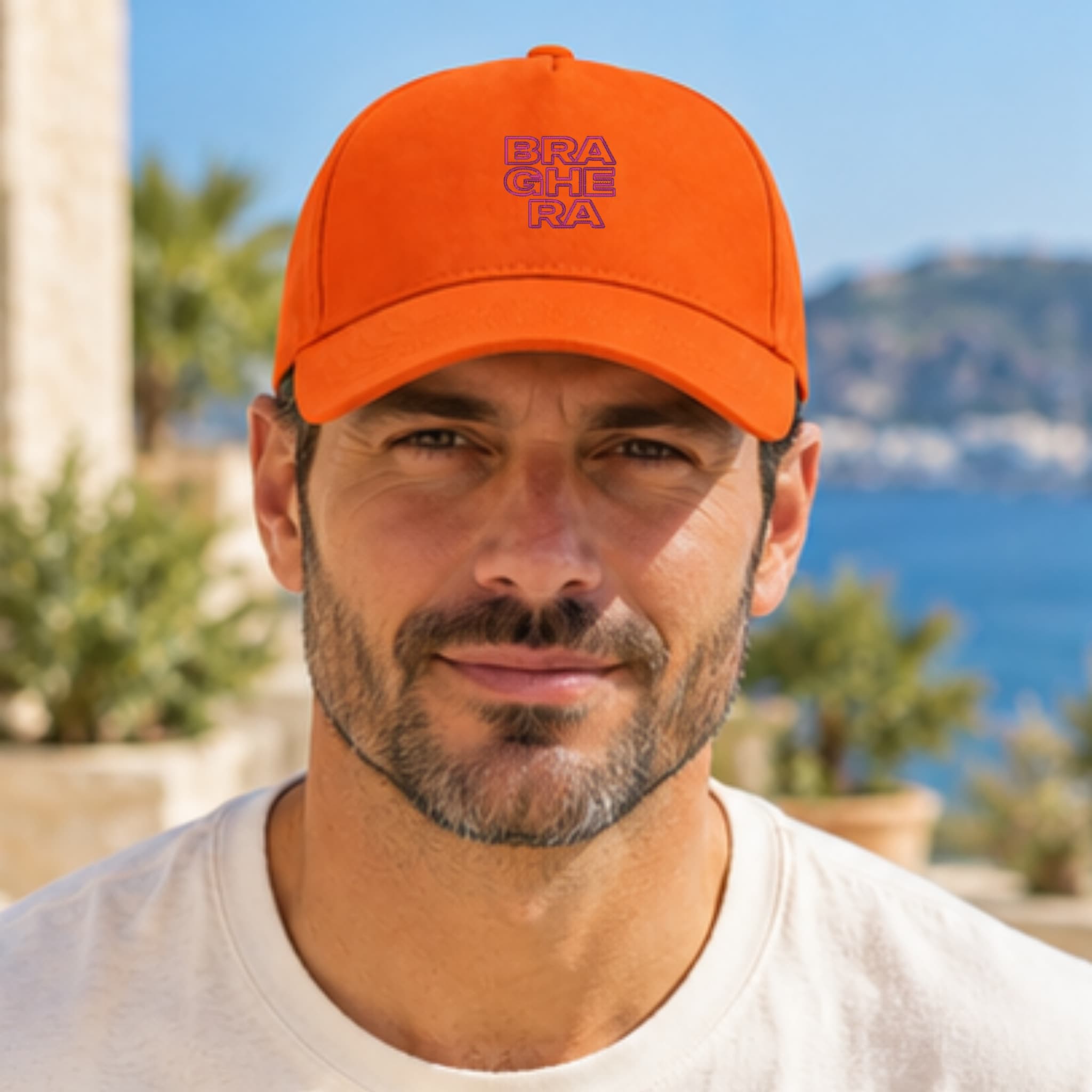 Cappellino Ricamato Unisex Da Baseball Regolabile – Design Braghera Outline