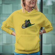 Felpa Ricamata Unisex Con Cappuccio – Morbida e Confortevole – Design Swoosh Dr Doom