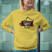 Felpa Ricamata Unisex Con Cappuccio – Morbida e Confortevole – Design Kurapika
