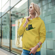 Felpa Ricamata Unisex Con Cappuccio – Morbida e Confortevole – Design Swoosh Dr Doom