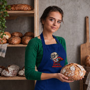 Grembiule in Cotone Riciclato – Sostenibile e Pratico – Cucina e Lavoro – Design Ricamato Super Nonno