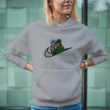 Felpa Ricamata Unisex Con Cappuccio – Morbida e Confortevole – Design Swoosh Dr Doom