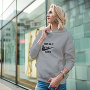 Felpa Ricamata Unisex Con Cappuccio – Morbida e Confortevole – Design Just do it Later con B.Bunny