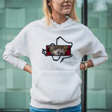 Felpa Ricamata Unisex Con Cappuccio – Morbida e Confortevole – Design Kurapika