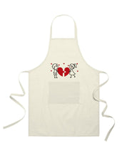 Grembiule Cotone Riciclato Nature: Sostenibile, Pratico per Cucina e Lavoro - Innamorati con cuore