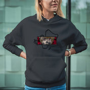 Felpa Ricamata Unisex Con Cappuccio – Morbida e Confortevole – Design Kurapika