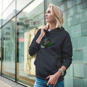 Felpa Ricamata Unisex Con Cappuccio – Morbida e Confortevole – Design Swoosh Dr Doom
