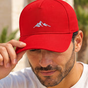 Cappellino Ricamato Unisex Da Baseball Regolabile – Design Montagna