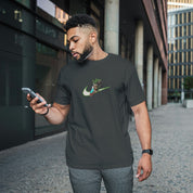 T-Shirt Unisex Ricamata 100% Cotone – Confortevole – Design Swoosh Dr.stone