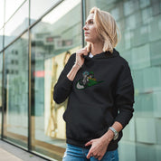Felpa Ricamata Unisex Con Cappuccio – Morbida e Confortevole – Design Swoosh Dr Doom