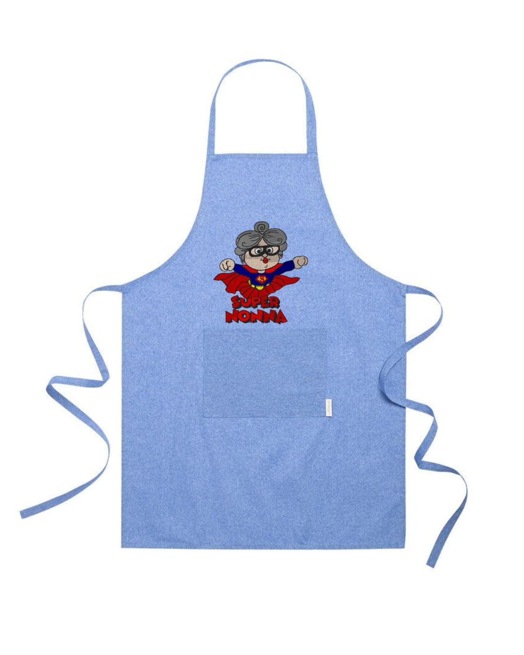 Grembiule Cotone Riciclato Nature: Sostenibile, Pratico per Cucina e Lavoro - Super Nonna