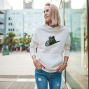 Felpa Ricamata Unisex Con Cappuccio – Morbida e Confortevole – Design Swoosh Dr Doom