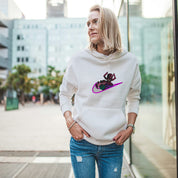 Felpa Ricamata Unisex Con Cappuccio – Morbida e Confortevole – Design Swoosh Galactus