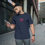 T-Shirt Unisex Ricamata 100% Cotone – Confortevole – Design Braghera Effetto Outline