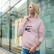 Felpa Ricamata Unisex Con Cappuccio – Morbida e Confortevole – Design Just do it Later con B.Bunny