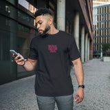 T-Shirt Unisex Ricamata 100% Cotone – Confortevole – Design Braghera Effetto Outline