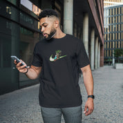 T-Shirt Unisex Ricamata 100% Cotone – Confortevole – Design Swoosh Dr.stone