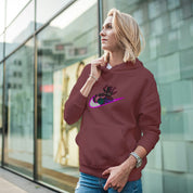 Felpa Ricamata Unisex Con Cappuccio – Morbida e Confortevole – Design Swoosh Galactus
