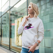 Felpa Ricamata Unisex Con Cappuccio – Morbida e Confortevole – Design Swoosh Galactus