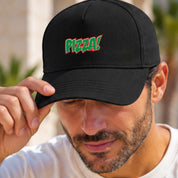 Cappellino Ricamato Unisex Da Baseball Regolabile – Design Scritta Pizza