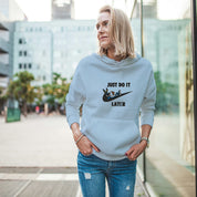Felpa Ricamata Unisex Con Cappuccio – Morbida e Confortevole – Design Just do it Later con B.Bunny