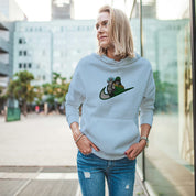 Felpa Ricamata Unisex Con Cappuccio – Morbida e Confortevole – Design Swoosh Dr Doom