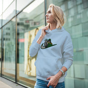 Felpa Ricamata Unisex Con Cappuccio – Morbida e Confortevole – Design Swoosh Dr Doom