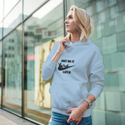 Felpa Ricamata Unisex Con Cappuccio – Morbida e Confortevole – Design Just do it Later con B.Bunny