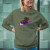 Felpa Ricamata Unisex Con Cappuccio – Morbida e Confortevole – Design Swoosh Galactus