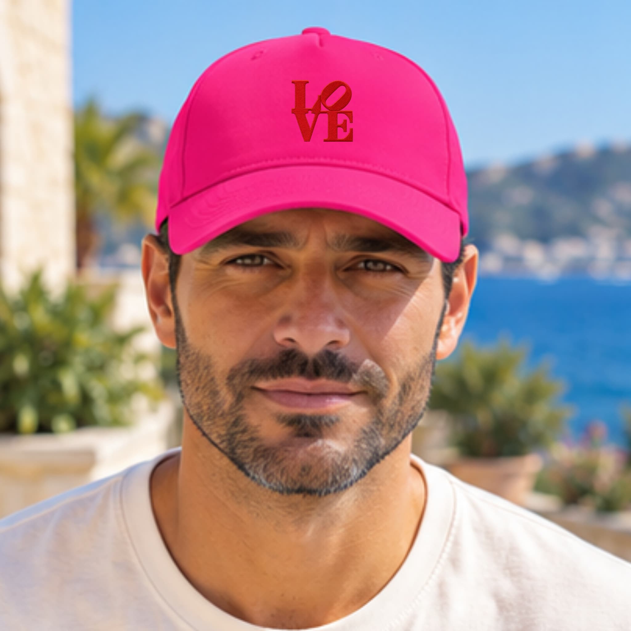 Cappellino Ricamato Unisex Da Baseball Regolabile – Design Scritta Love