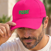 Cappellino Ricamato Unisex Da Baseball Regolabile – Design Scritta Pizza