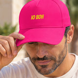 Cappellino Ricamato Unisex Da Baseball Regolabile – Design Scritta Io boh