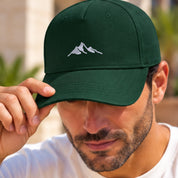 Cappellino Ricamato Unisex Da Baseball Regolabile – Design Montagna