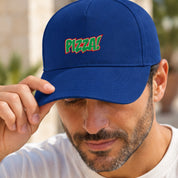 Cappellino Ricamato Unisex Da Baseball Regolabile – Design Scritta Pizza