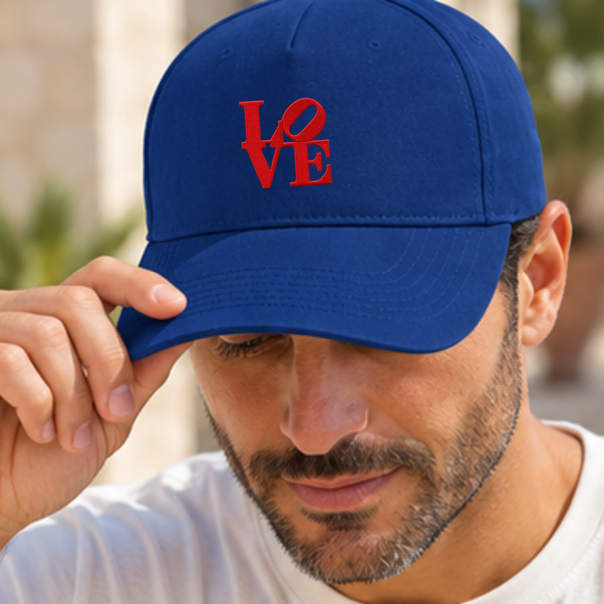 Cappellino Ricamato Unisex Da Baseball Regolabile – Design Scritta Love