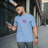 T-Shirt Unisex Ricamata 100% Cotone – Confortevole – Design Braghera Effetto Outline