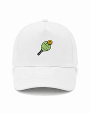 Cappellino Ricamato Unisex Da Baseball Regolabile – Design Racchetta da Paddle + Palla