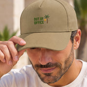 Cappellino Ricamato Unisex Da Baseball Regolabile – Design Out of office logo Palma