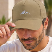 Cappellino Ricamato Unisex Da Baseball Regolabile – Design Montagna