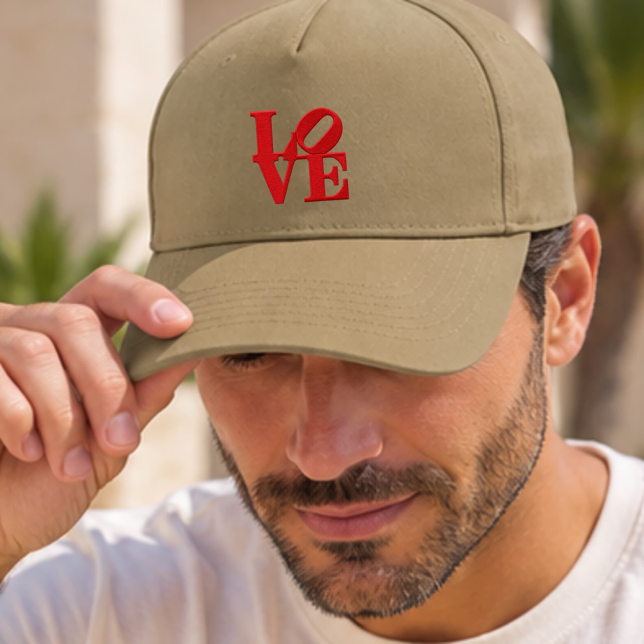 Cappellino Ricamato Unisex Da Baseball Regolabile – Design Scritta Love