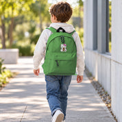 Mochila Infantil de Poliéster 600D 28x38x12 cm – Espalda Acolchada y Correas Ajustables - Diseño Bordado Hello Kitty
