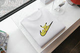 T-Shirt Unisex Ricamata 100% Cotone – Confortevole – Design Swoosh Pikachu