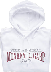 Felpa Ricamata Anteriormente e Posteriormente Unisex – Morbida con Cappuccio e Tasca Frontale – Vice Admiral Garp