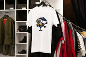 Unisex Embroidered T-Shirt 100% Cotton – Comfortable – Duck in Cocktail Design