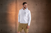 Sudadera con capucha unisex bordada – Suave y cómoda – Diseño Wine is my therapy