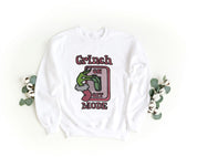 Felpa Ricamata Unisex – Morbida – Stile Streetwear – Grinch Mode On