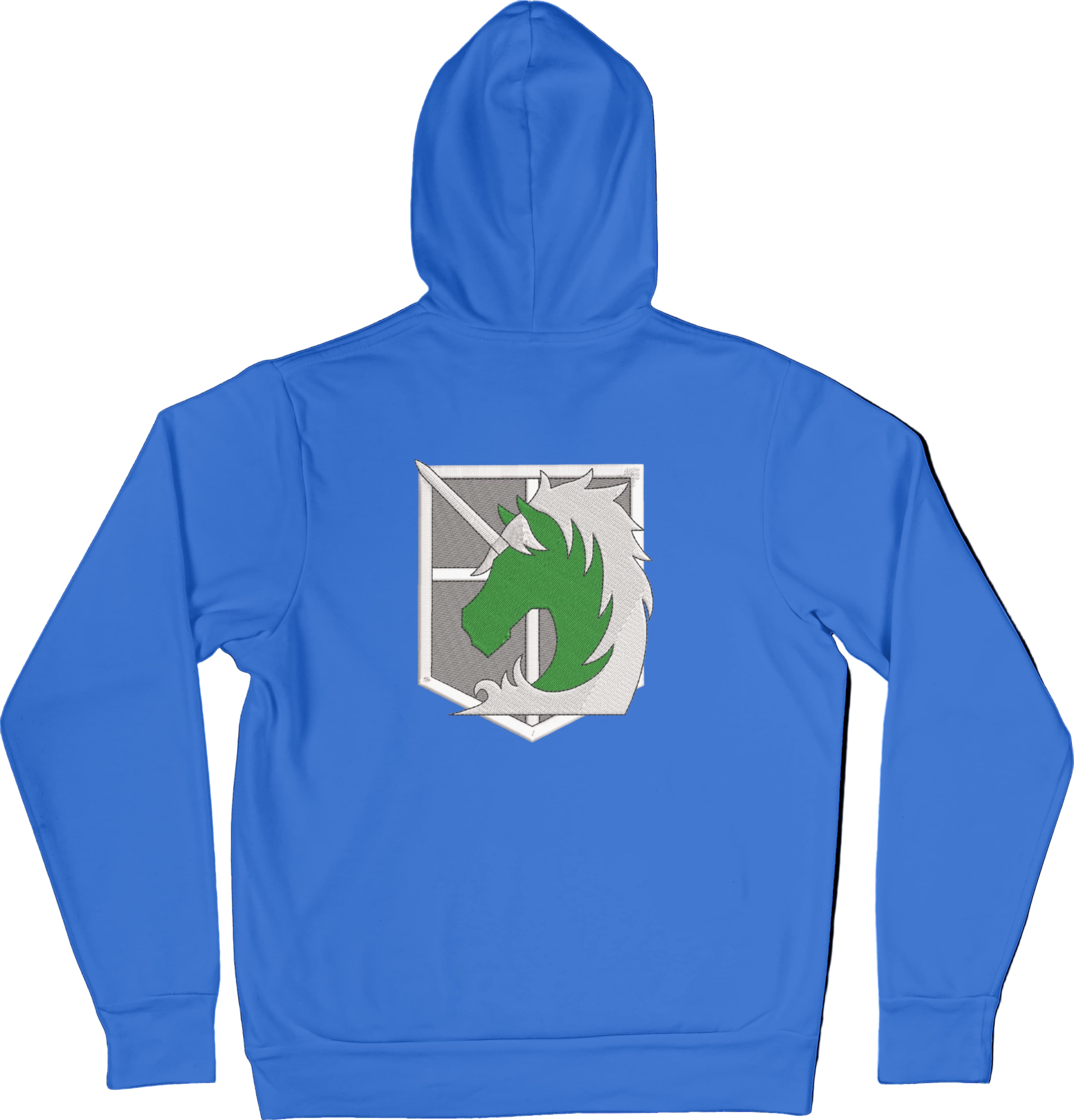 Felpa Ricamata Posteriormente Unisex – Morbida con Cappuccio e Tasca Frontale – Corpo di Gendarmeria