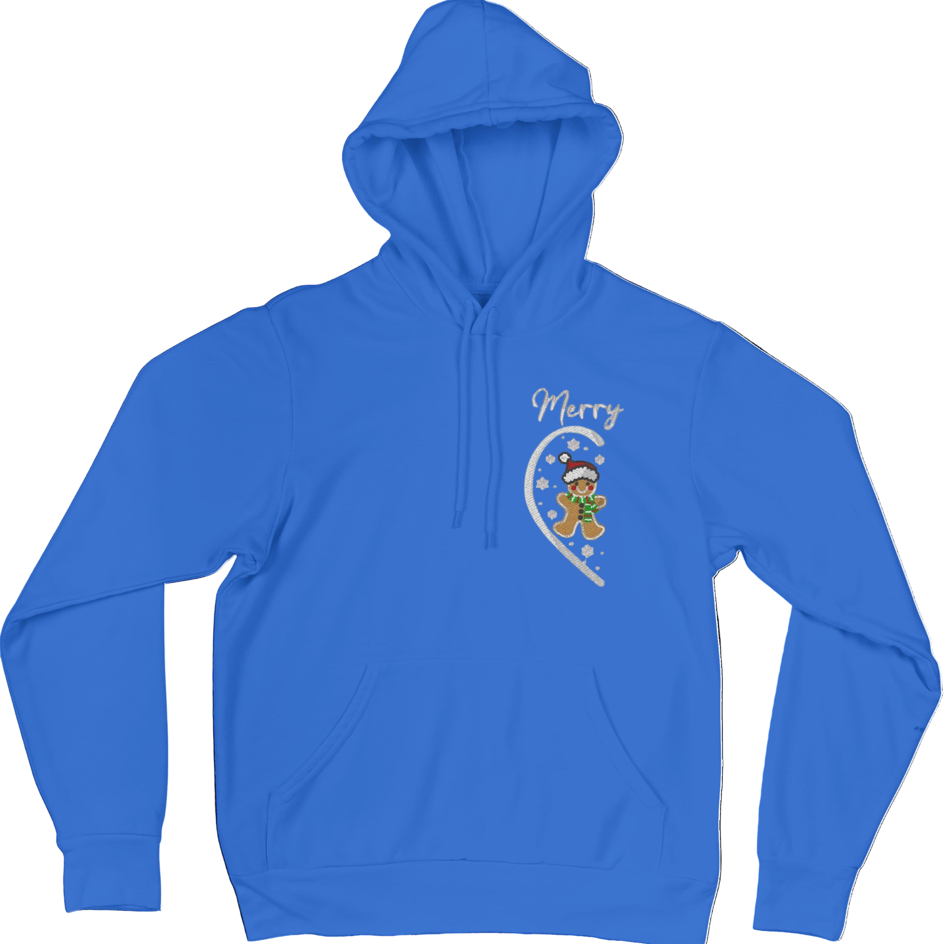 Felpa Ricamata Per Lui e Per Lei Unisex – 100% Cotone – Stile Streetwear e Confortevole – Marzapane Natale