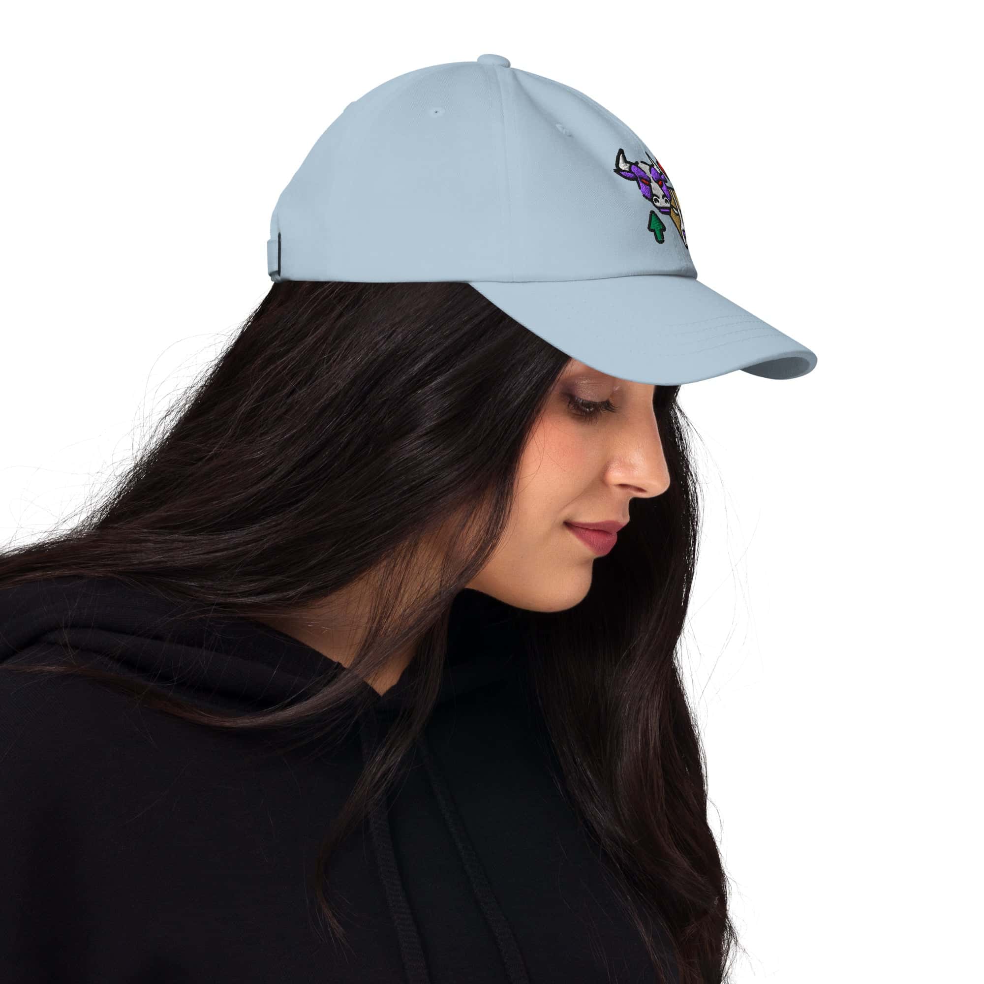 Cappellino Ricamato Unisex Da Baseball Regolabile – Design Bull & Bear-Biiply